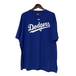 LA Dodgers Ramirez #99 T Shirt Mens 2XL Dodger Blue Majestic Crew Shirt